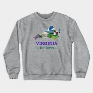 Virginia Is For Lovers Crewneck Sweatshirt